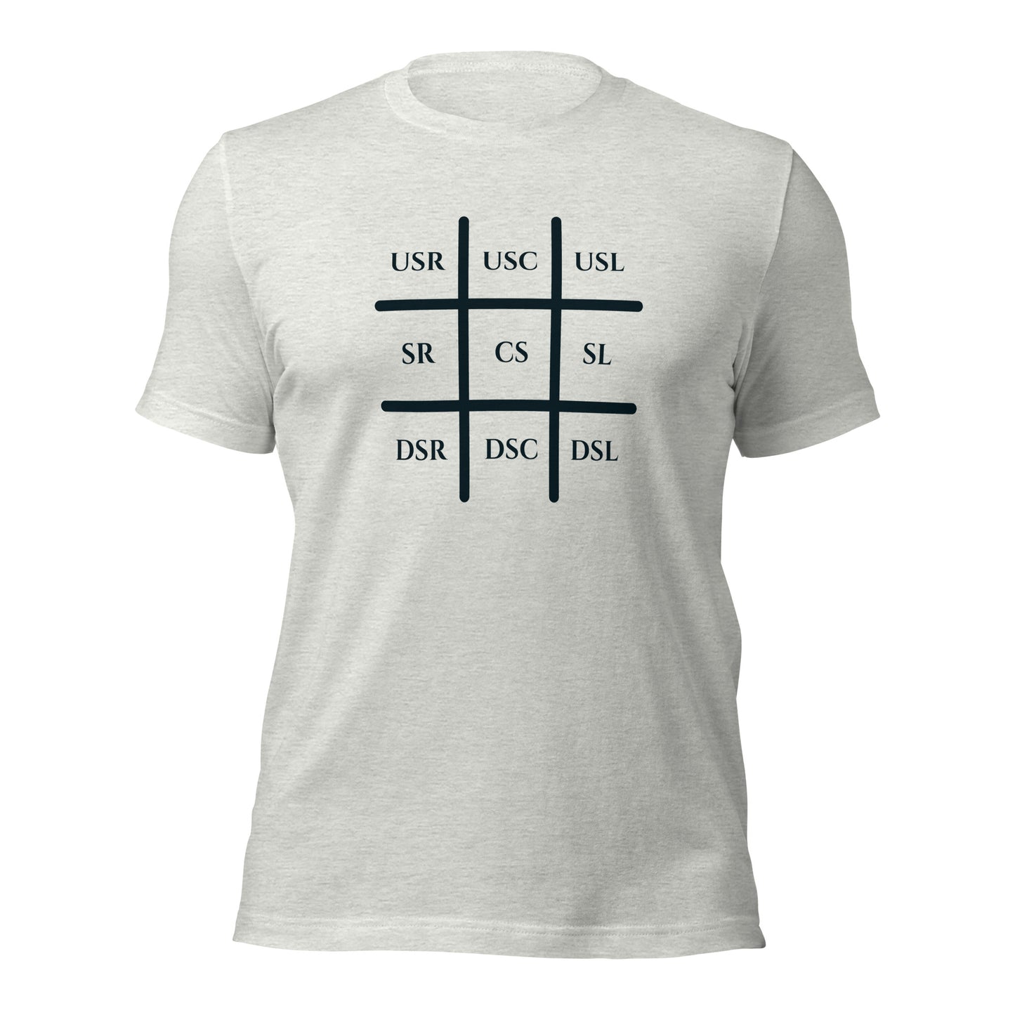 Stage Grid black lettered Unisex t-shirt